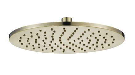 ראש גשם עגול קוטר 250 מ"מ דגם 254 זהב מוברש  