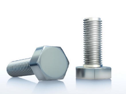 בורג הידוק 1/4" ראש משושה 